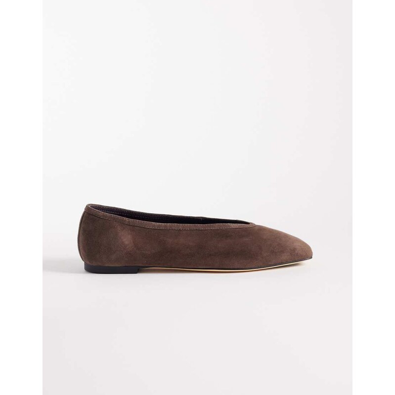 Tony Bianco Bianca ballet flats in espresso suede-Brown