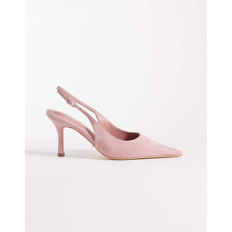 Tony Bianco Samar slingback heeled shoes in pink suede 115519712