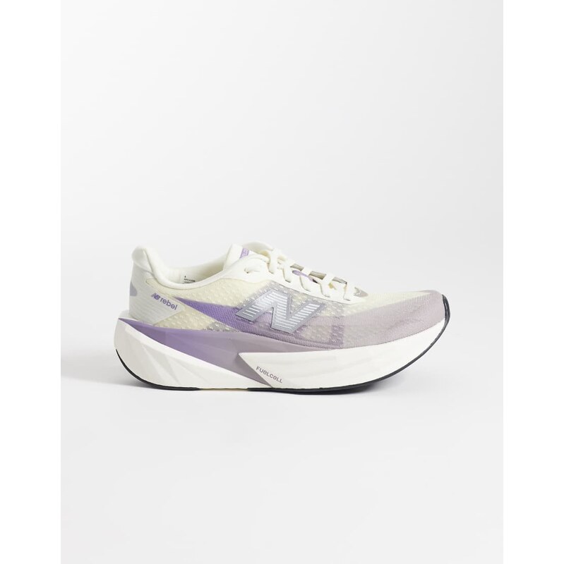 New Balance Fuelcell Rebel v5 womens running trainers in cream