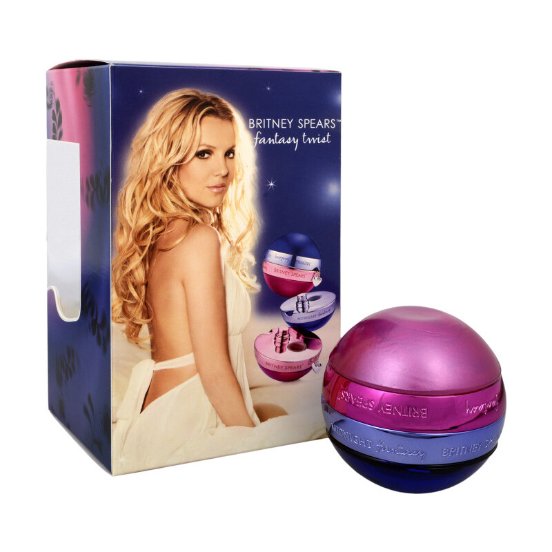 Britney Spears Fantasy - parfémová voda s rozprašovačem 15 ml + Fantasy Midnight - parfémová voda s rozprašovačem 15 ml
