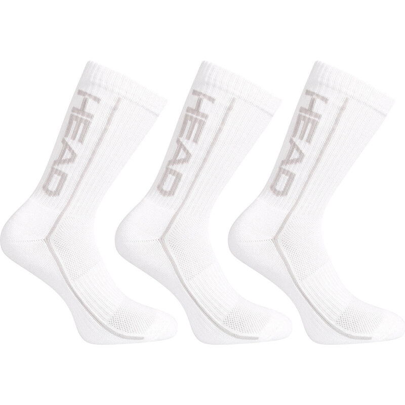 3PACK ponožky HEAD vysoké bílé (791011001 006)