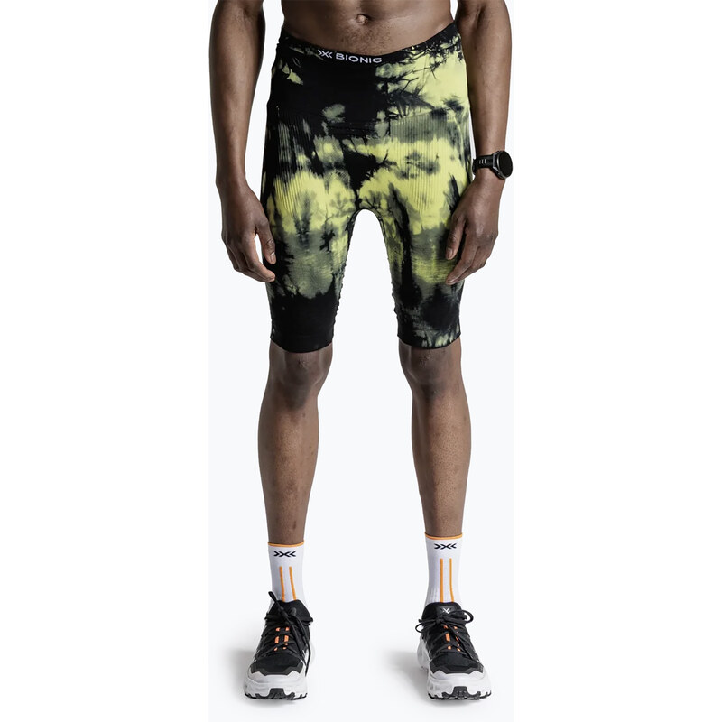 Pánské běžecké kraťasy X-Bionic Efektor Tights tie dye electric