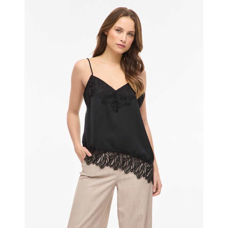 Vila Strap top in black 115505557