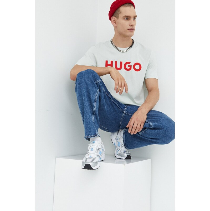 HUGO tričko pánské bavlněné Dulivio