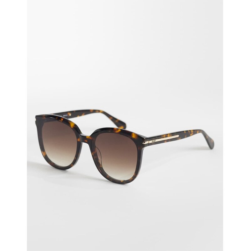 Quay Australia Quay rent free large round sunglasses in neutral tort 114708729