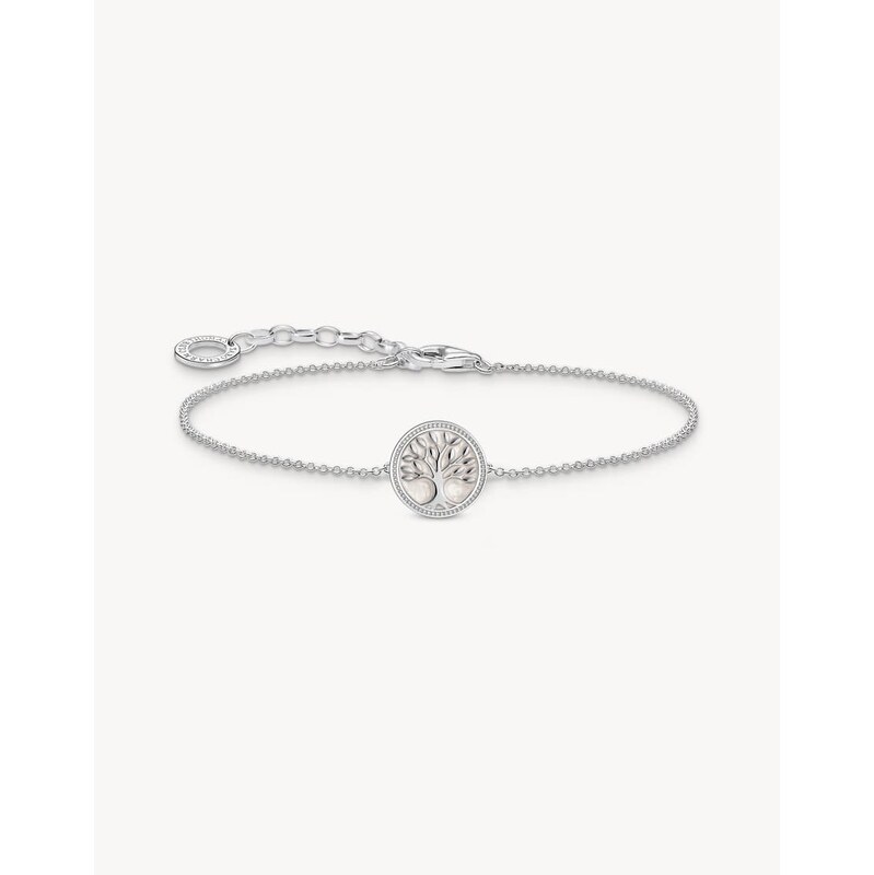 Thomas Sabo Silver bracelet with tree of love pendant and cold