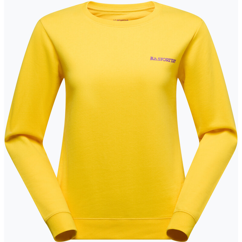 Dámská mikina La Sportiva Climbing On The Moon yellow/purple