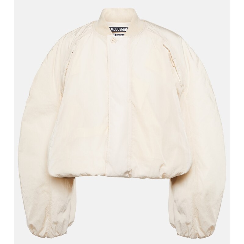 Jacquemus Le Bomber Bahia cropped bomber jacket