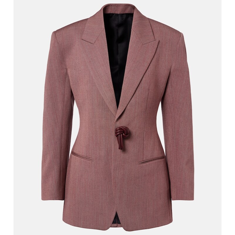 Bottega Veneta Wool and linen-blend blazer