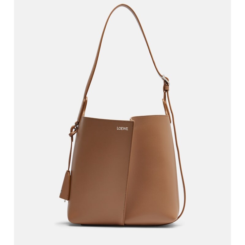 Kožená kabelka Loewe Bilbao Medium v barvě mocha