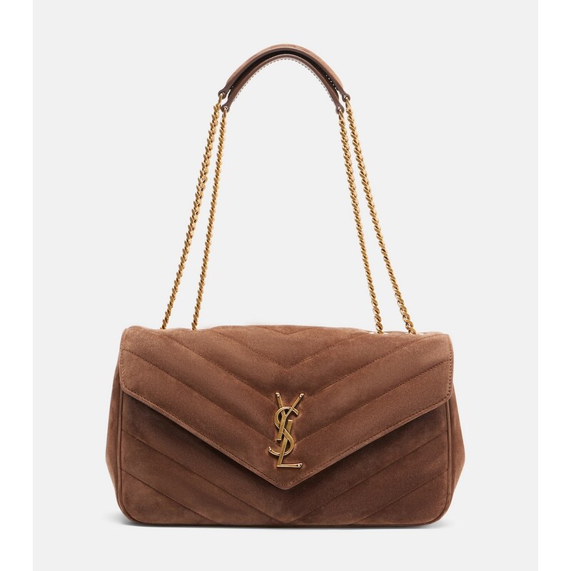 Saint Laurent Loulou Medium suede shoulder bag
