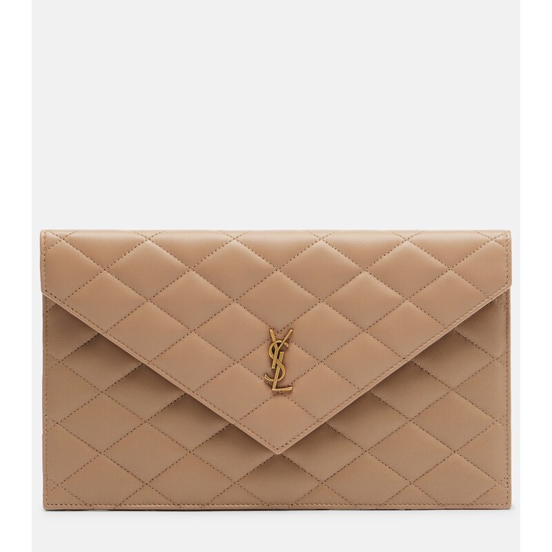 Saint Laurent Paris Cassandre leather pouch