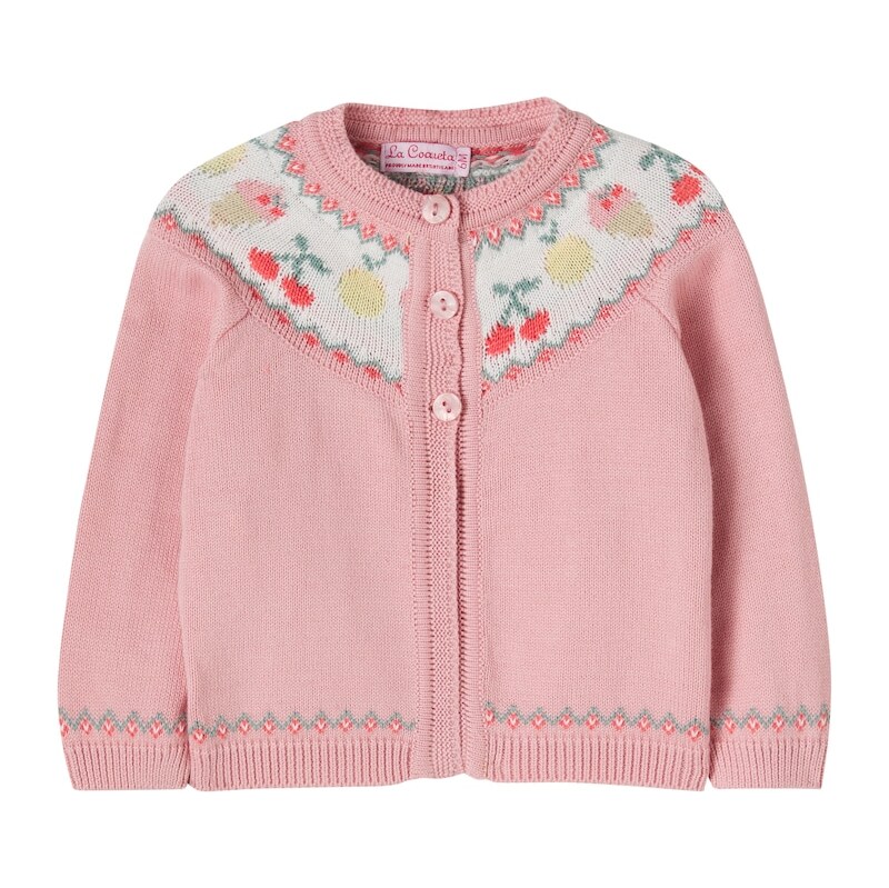 La Coqueta Baby Helado cotton cardigan