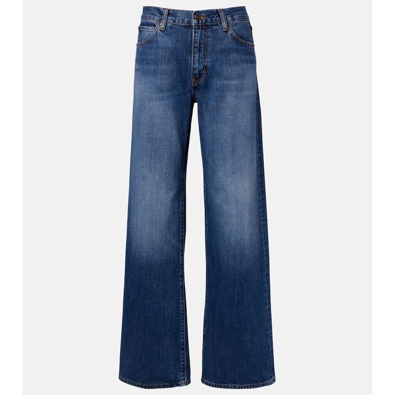 Frame The Off Duty Stroll wide-leg jeans