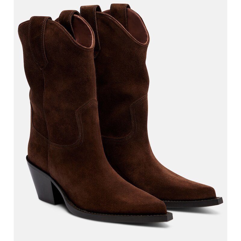 Paris Texas Dakota suede cowboy boots