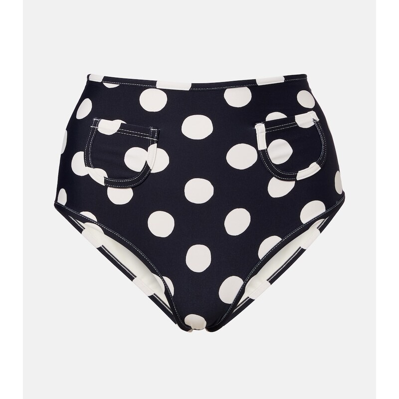 Montce Polly polka-dot bikini bottoms