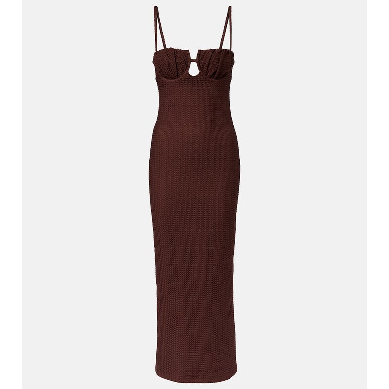Montce Petal crochet maxi dress