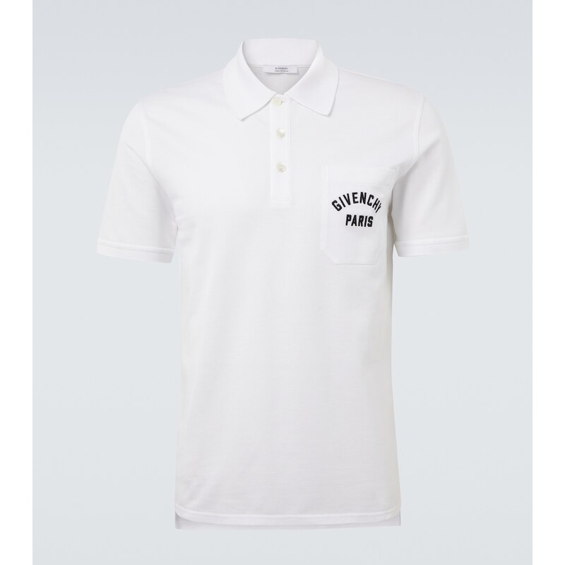 Givenchy Givenchy Paris cotton piquÃ polo shirt