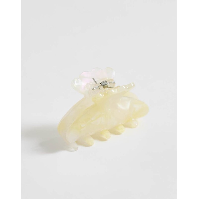 Sui Ava helle mini hair claw in yellow 114413520