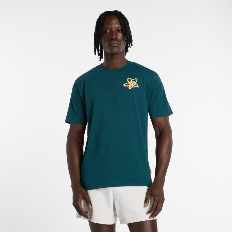 Pánské tričko New Balance MT61T0QMAAV – zelené