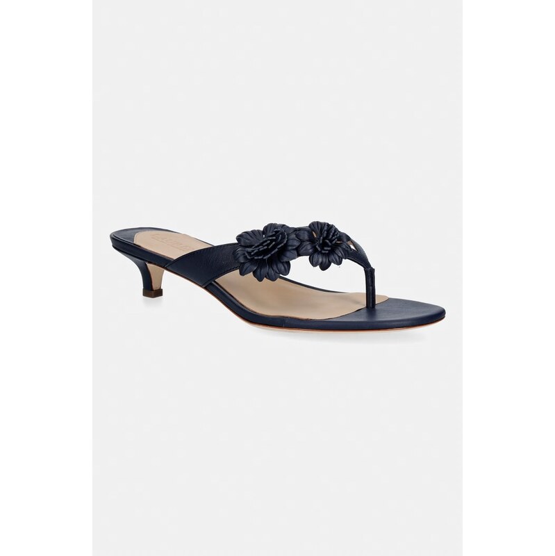 Lauren Ralph Lauren žabky dámské kožené Frncsa Flwr 114487524