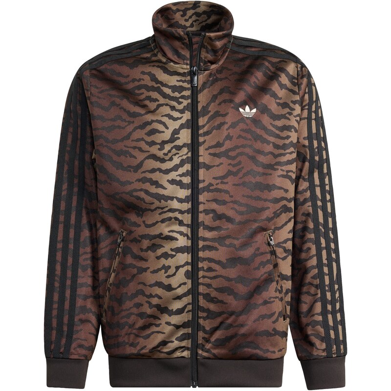 ADIDAS ORIGINALS Mikina Firebird hnědá / cappuccino / černá /