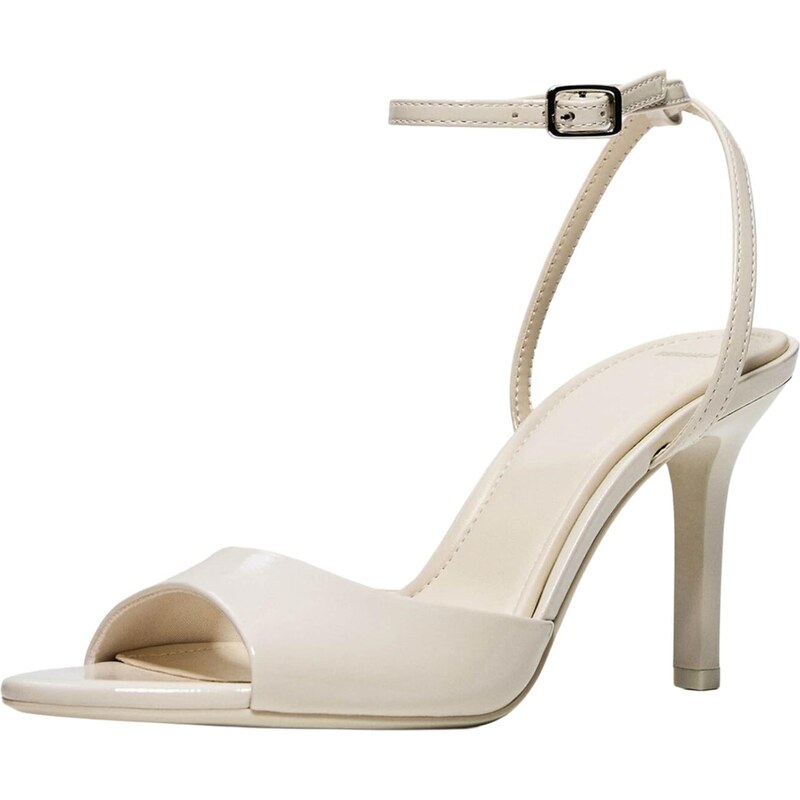 Bershka Páskové sandály offwhite 114418865