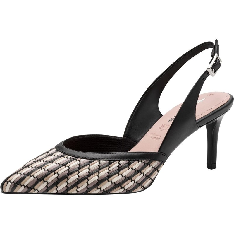 Tamaris Lodičky béžová / hnědá / černá / offwhite