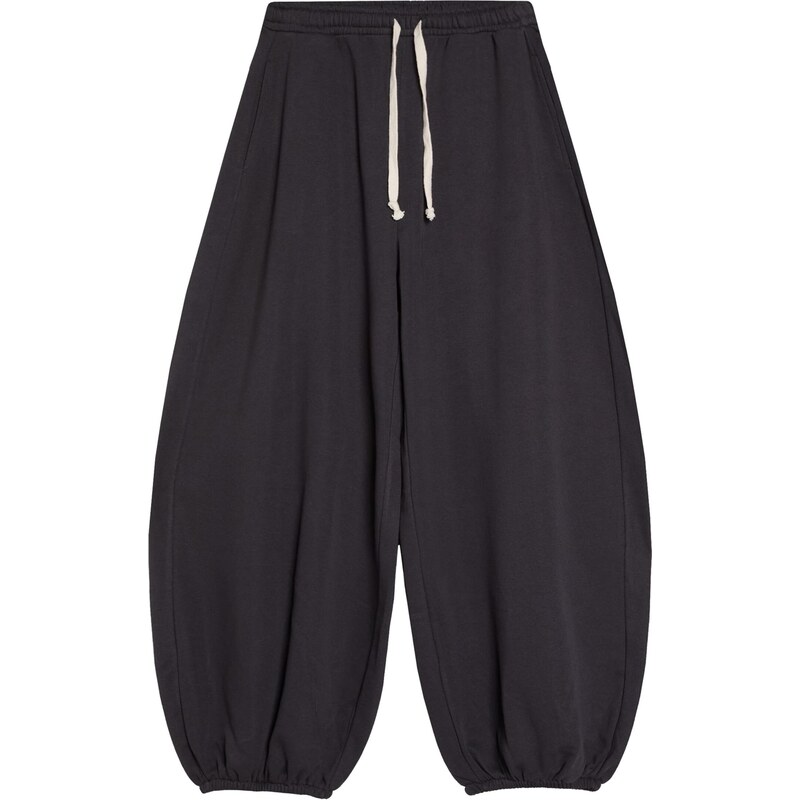 Bershka Kalhoty Felpa antracitová 114419160