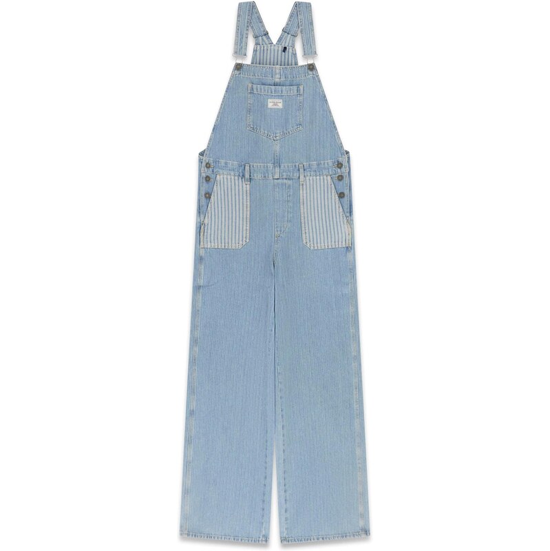 GUESS JEANS Džíny s laclem světlemodrá