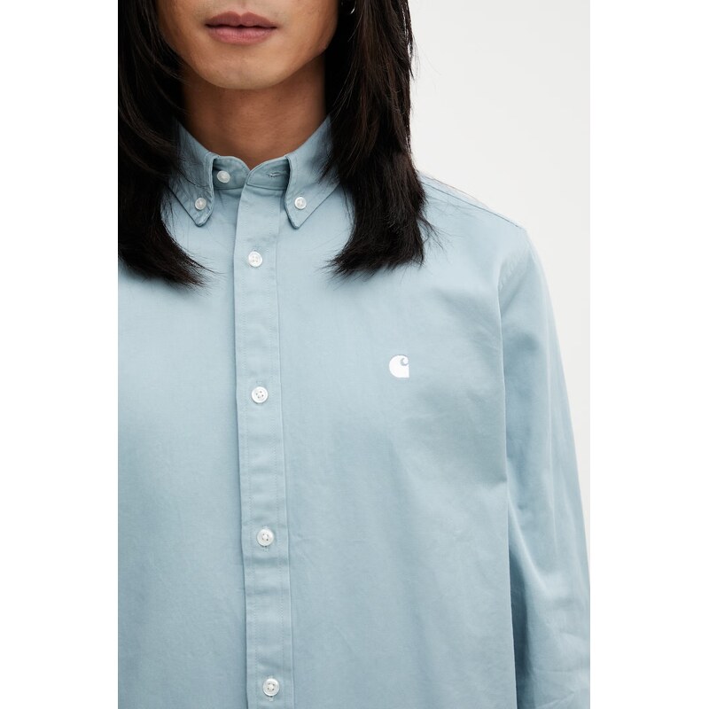 Carhartt WIP L/S Madison Shirt košile bavlněná pánská