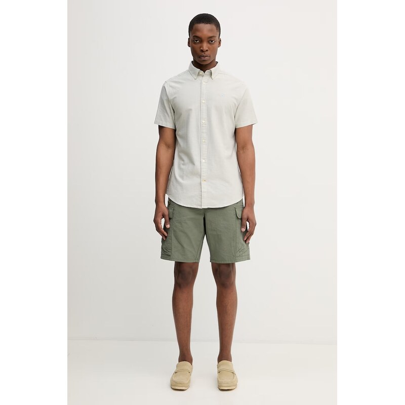 Barbour Oxtown S/S Tailored Shirt oxfordská košile bavlněná pánská