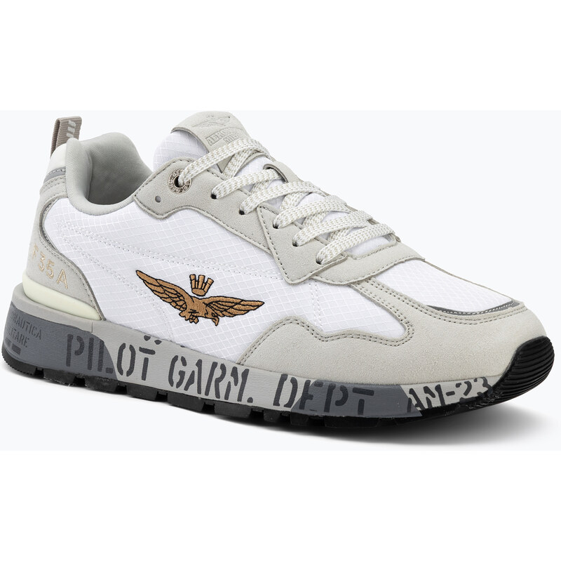 Pánské boty Aeronautica Militare SC0276UCT04327 off white