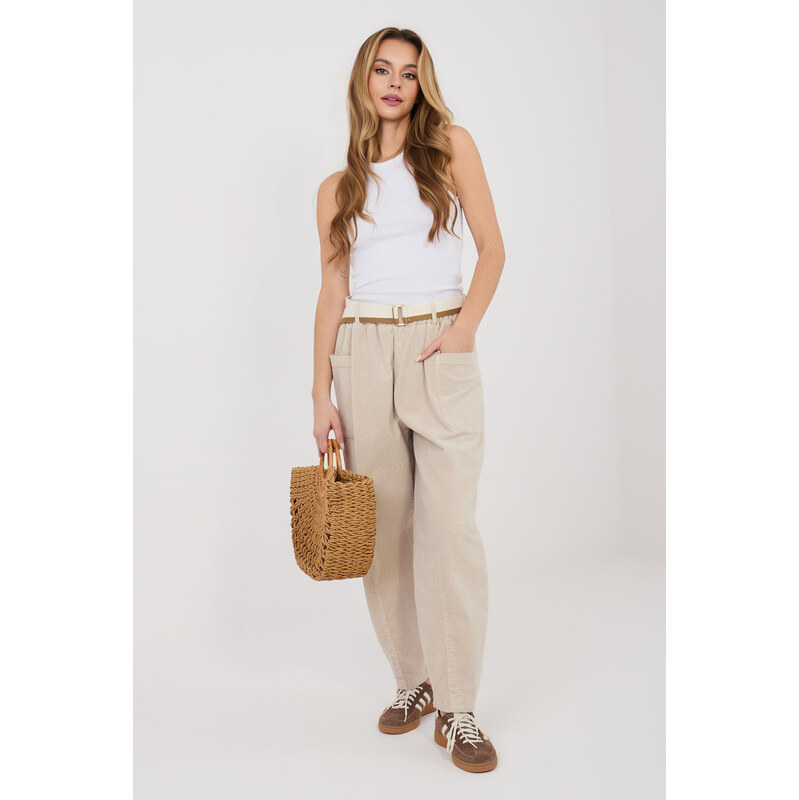 Kordové kalhoty model 225426 Rue Paris