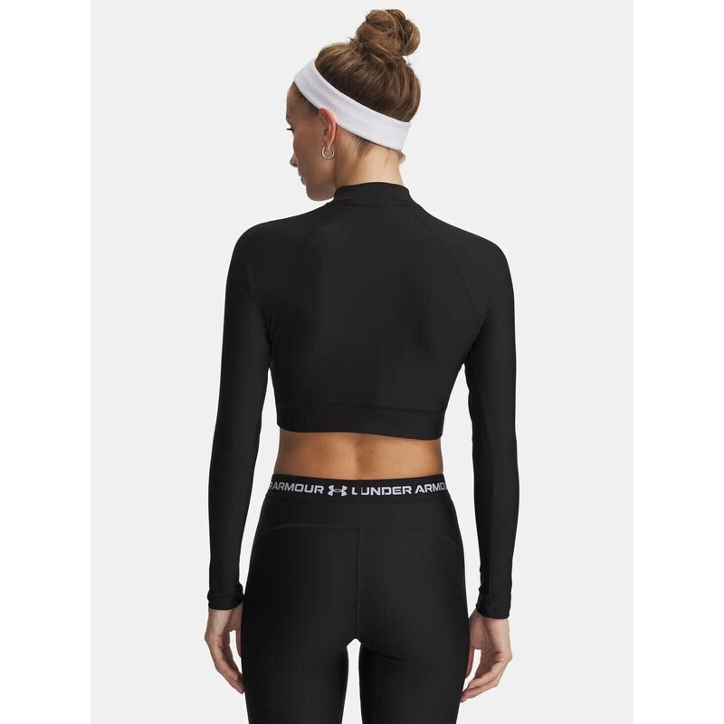 Dámské crop tričko Under Armour HeatGear Crop Mock LS
