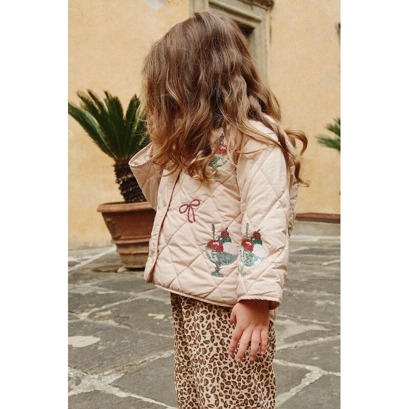 Dětská bunda Konges Sløjd FLORA SEQUIN JACKET 112419227