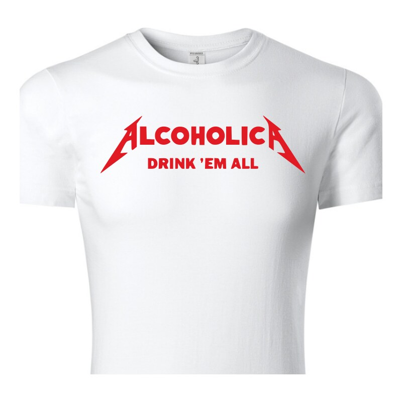 Fenomeno Dětské tričko Alcoholica - bílé