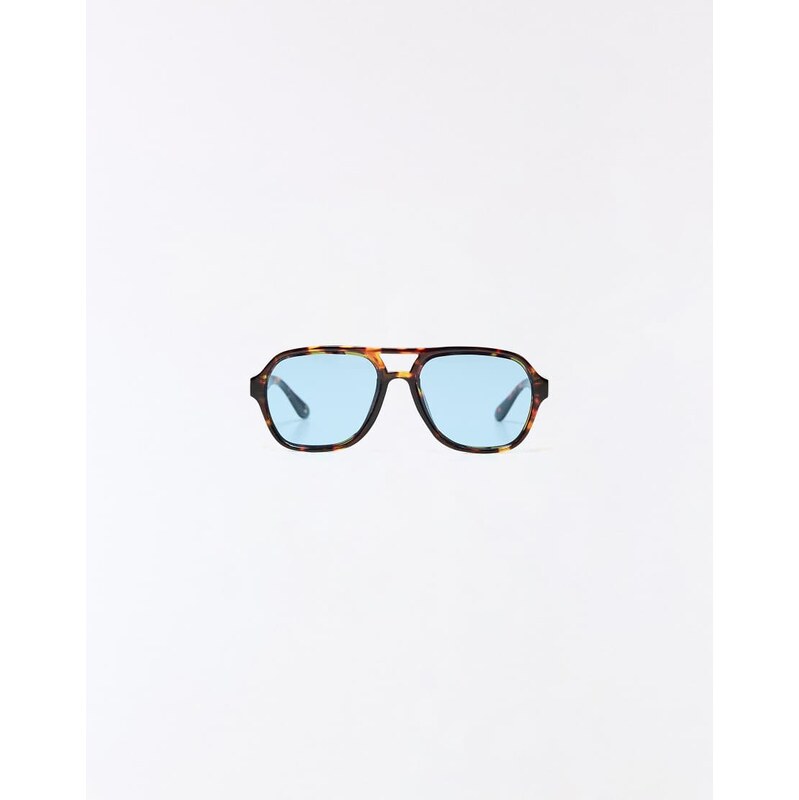 Bershka Blue lens sunglasses in denim blue