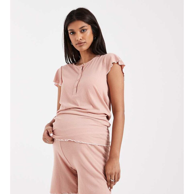 Mama.licious Mamalicious Maternity 2 function nursing top and shorts 114423424