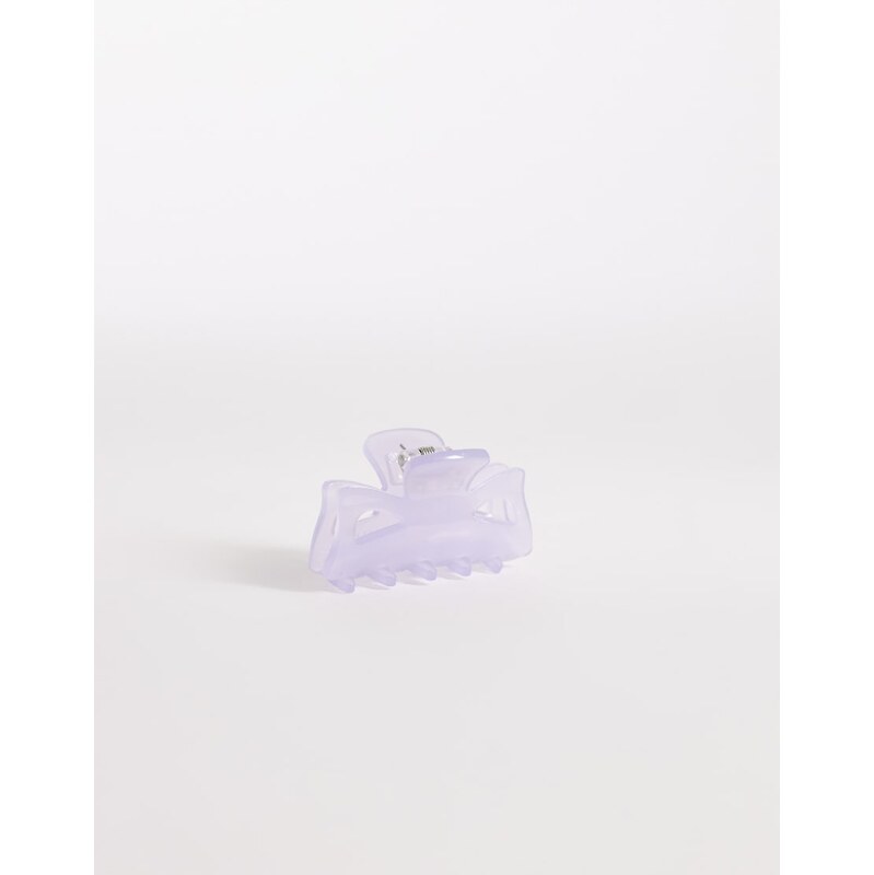 Sui Ava mini bow hair claw clip in purple 114423434
