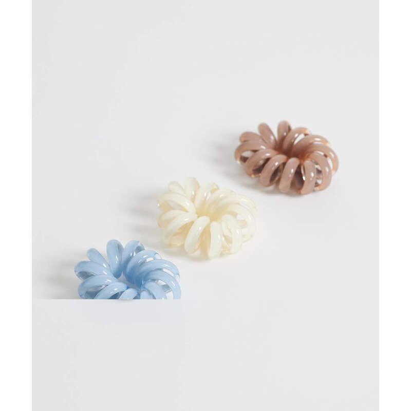 Sui Ava 3 pack scoop elastic hair scrunchie in multi 114423436