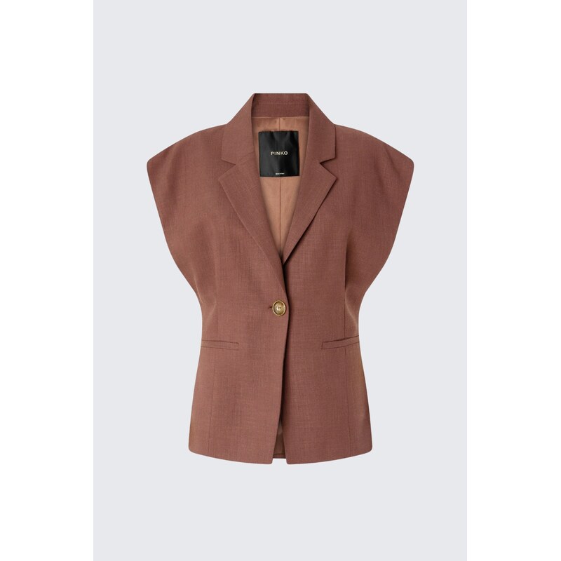 Dámské sako PINKO FLOELLA 106509A2W6L78 hnědé