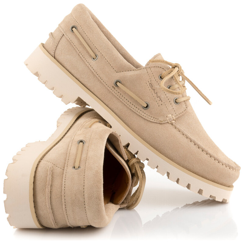 MOKASÍNY GANT TRATTON SAND/BEIGE