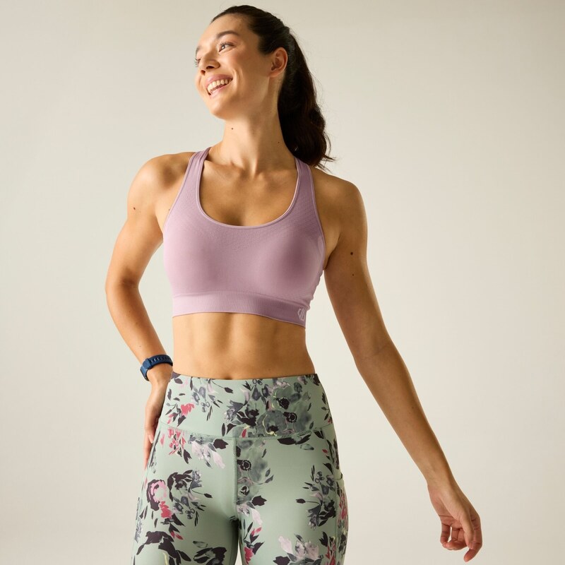 Dámská sportovní podprsenka Dare2b DONT SWEAT II světle růžová 114426536