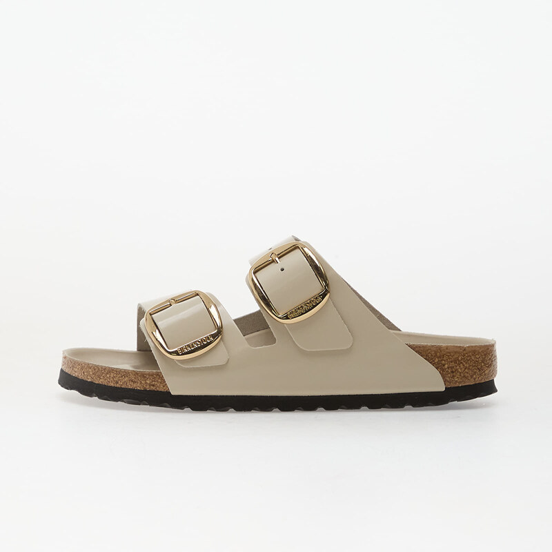 Birkenstock Arizona Big Buckle Natural Leather Patent Women High-Shine 114425407