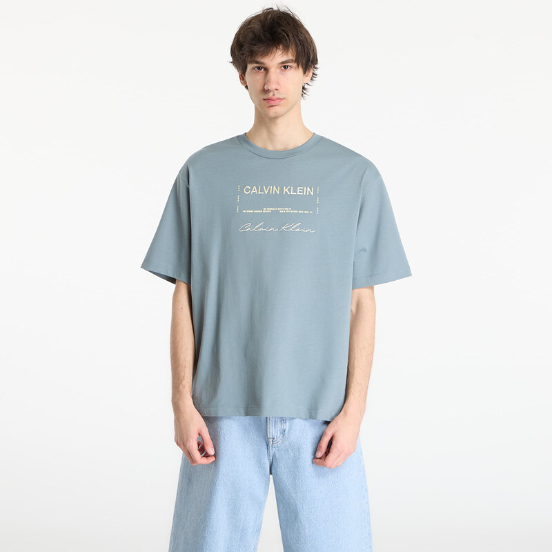 Tričko Calvin Klein Jeans 16S April Graphic Se Tee Gray M
