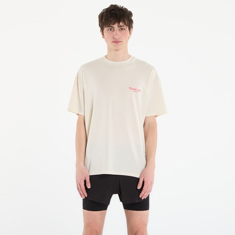 Tričko REPRESENT Team 247 Oversized Tee UNISEX Cream XXL