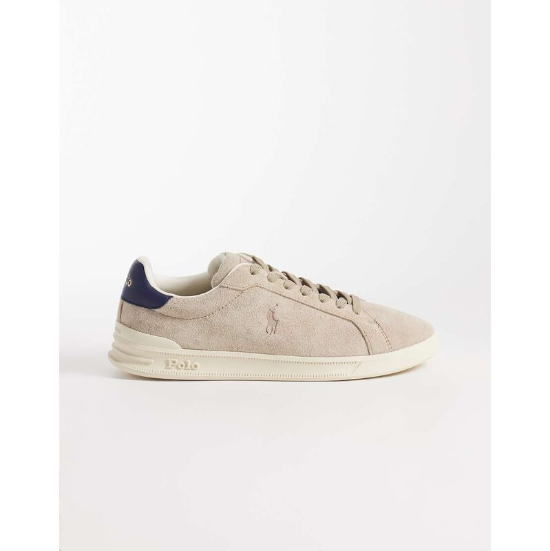 Polo Ralph Lauren trainers in beige and navy