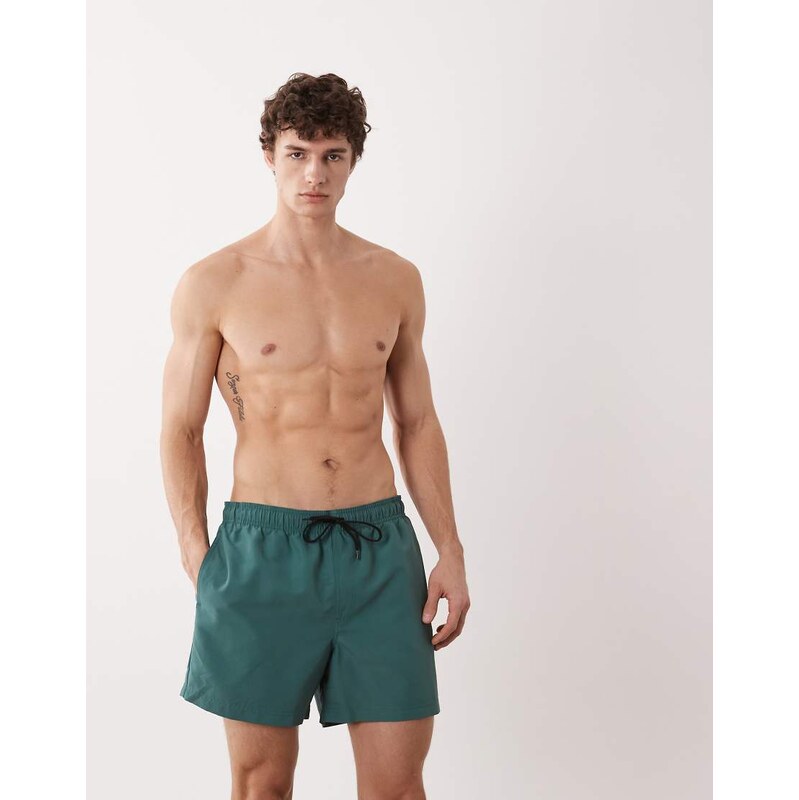 JJ Rebel swim shorts in green