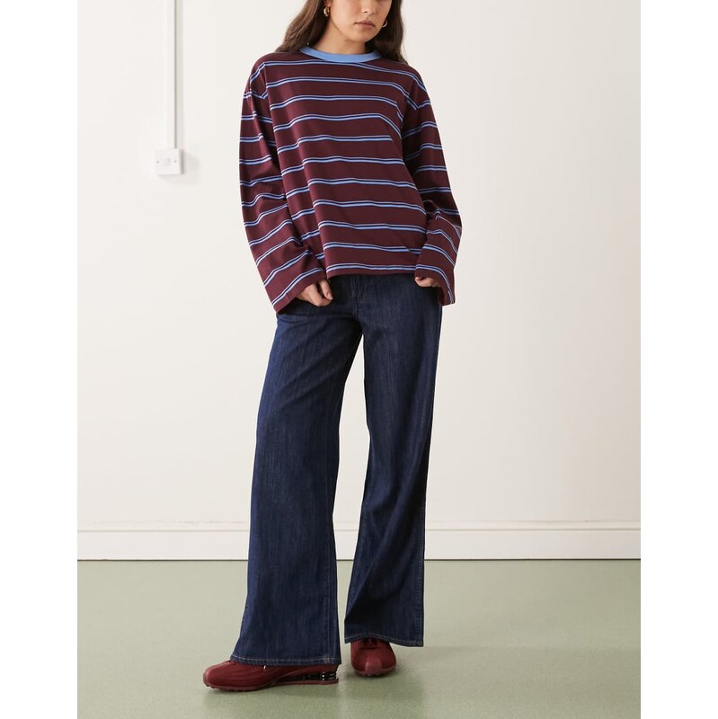 Wrangler World Wide mid-rise soft touch jeans in navy